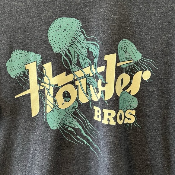 Howler Brothers T-Shirt Men's Medium Jellyfish Graphic Lightweight Navy Blue - Picture 2 of 12